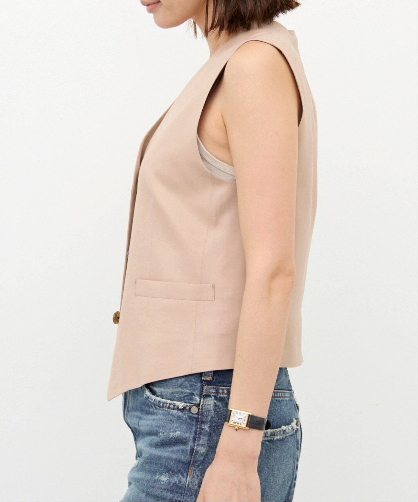 SINGLE BREASTED VEST（ジレ）｜L