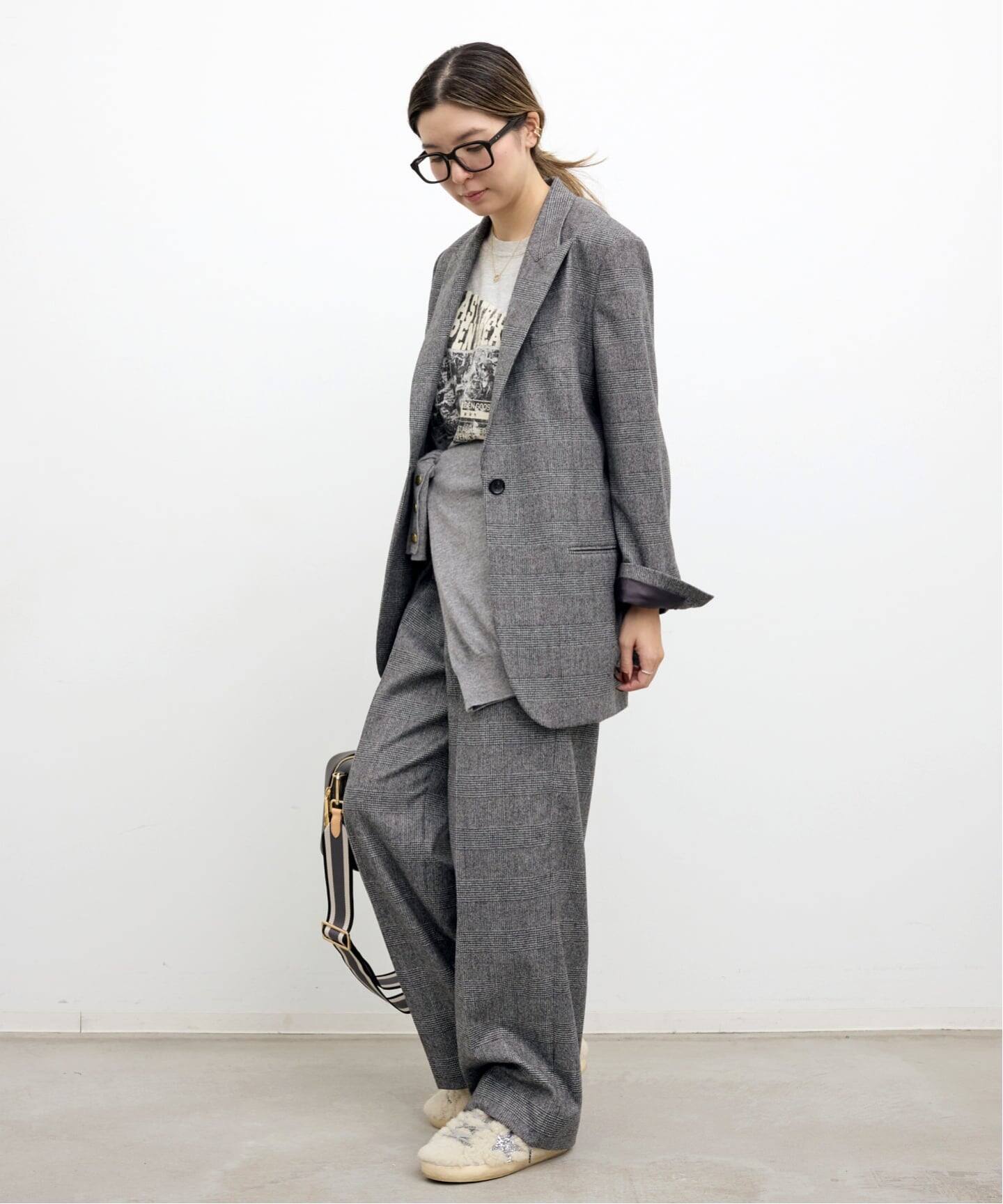 GLEN CHECK SINGLE JACKET（テーラードジャケット）｜L'Appartement