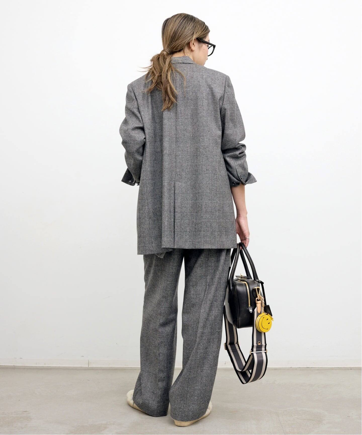 GLEN CHECK SINGLE JACKET（テーラードジャケット）｜L'Appartement