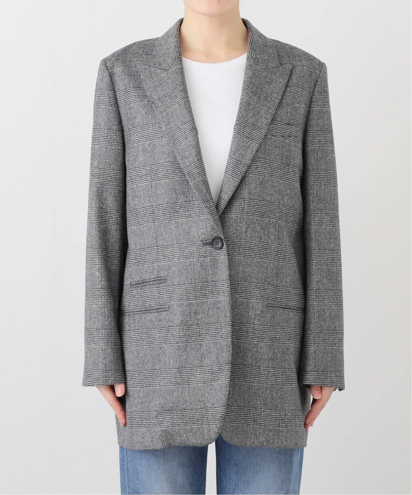 L'Appartement GLENCHECKSINGLE JACKET 日本製 GLEN CHECK SINGLE JACKET（テーラードジャケット）｜L'Appartement