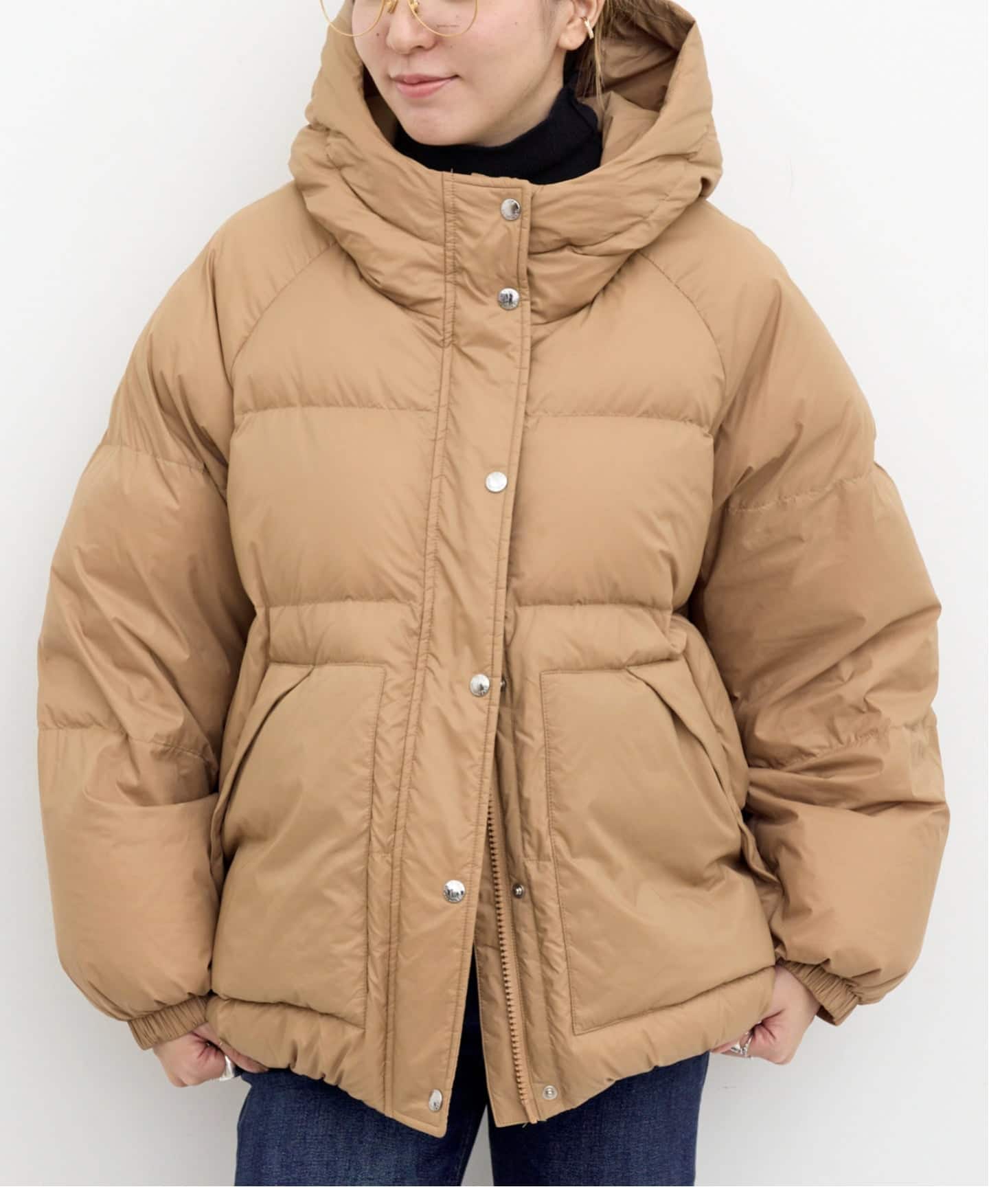 YVES SALOMON/イヴ サロモン】 DOWN WITH FOX FUR（ダウンジャケット