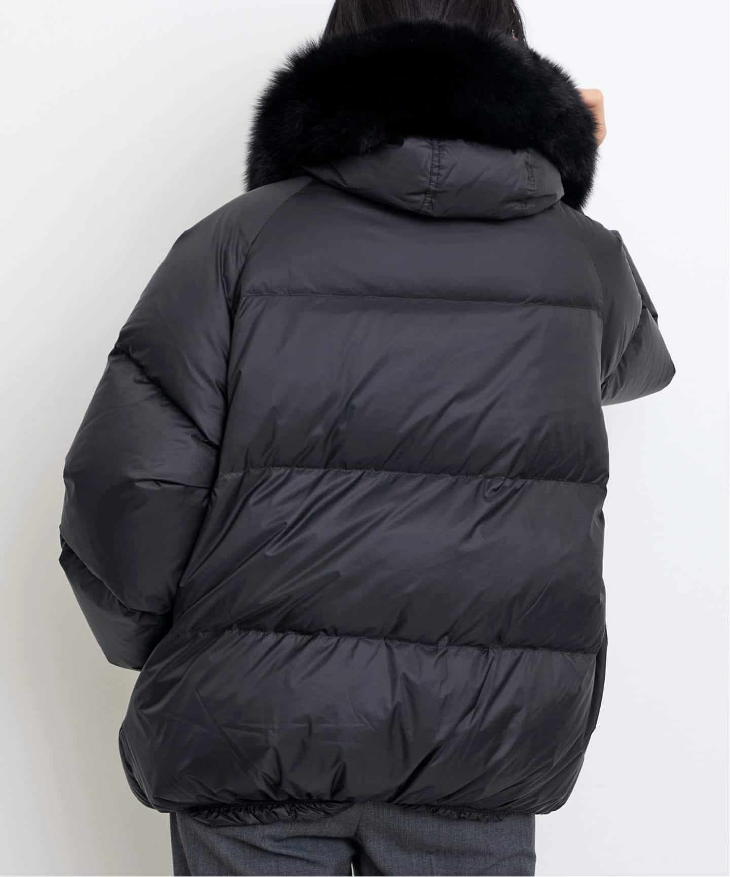 YVES SALOMON/イヴ サロモン】 DOWN WITH FOX FUR（ダウンジャケット