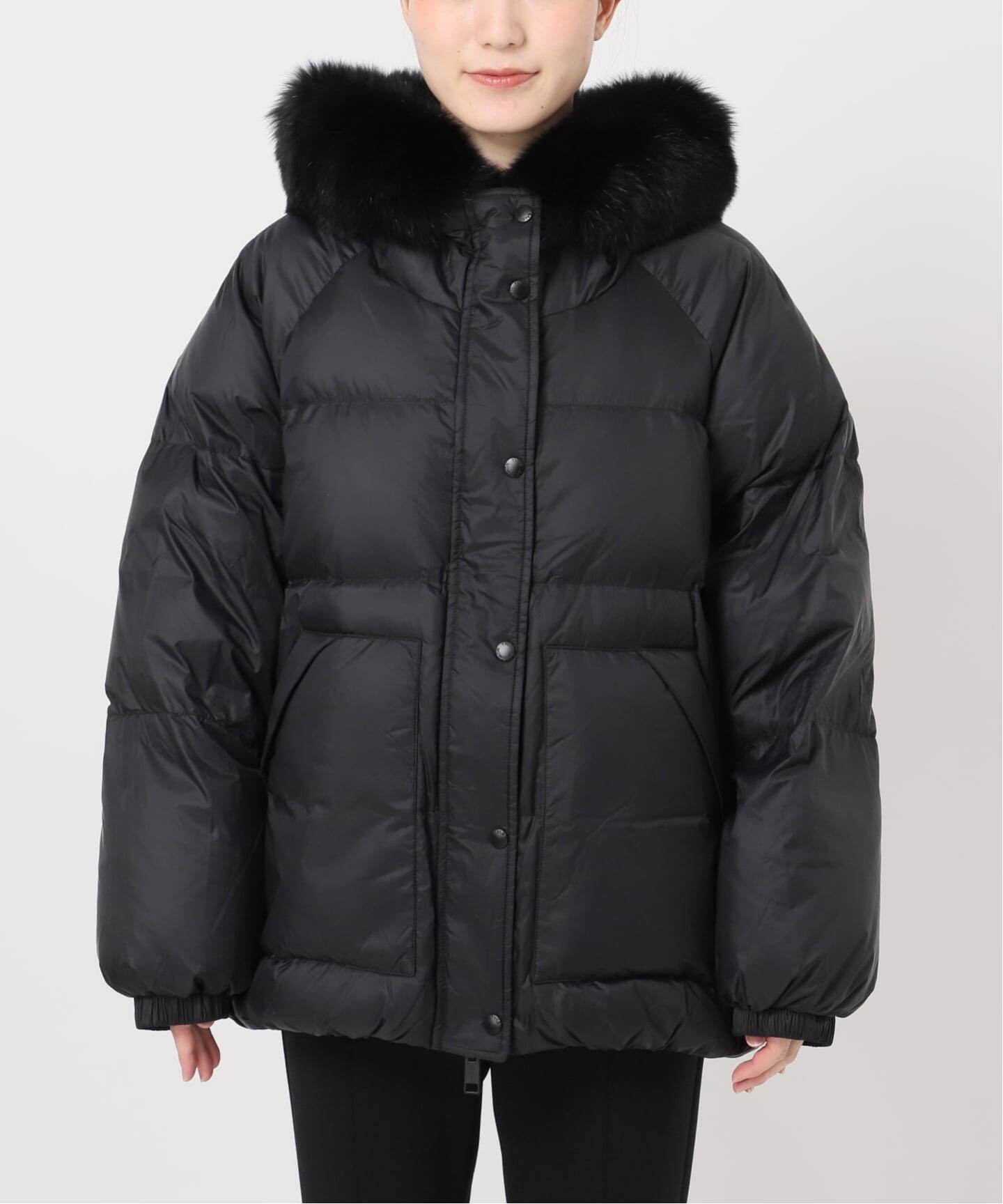 YVES SALOMON/イヴ サロモン】 DOWN WITH FOX FUR（ダウンジャケット