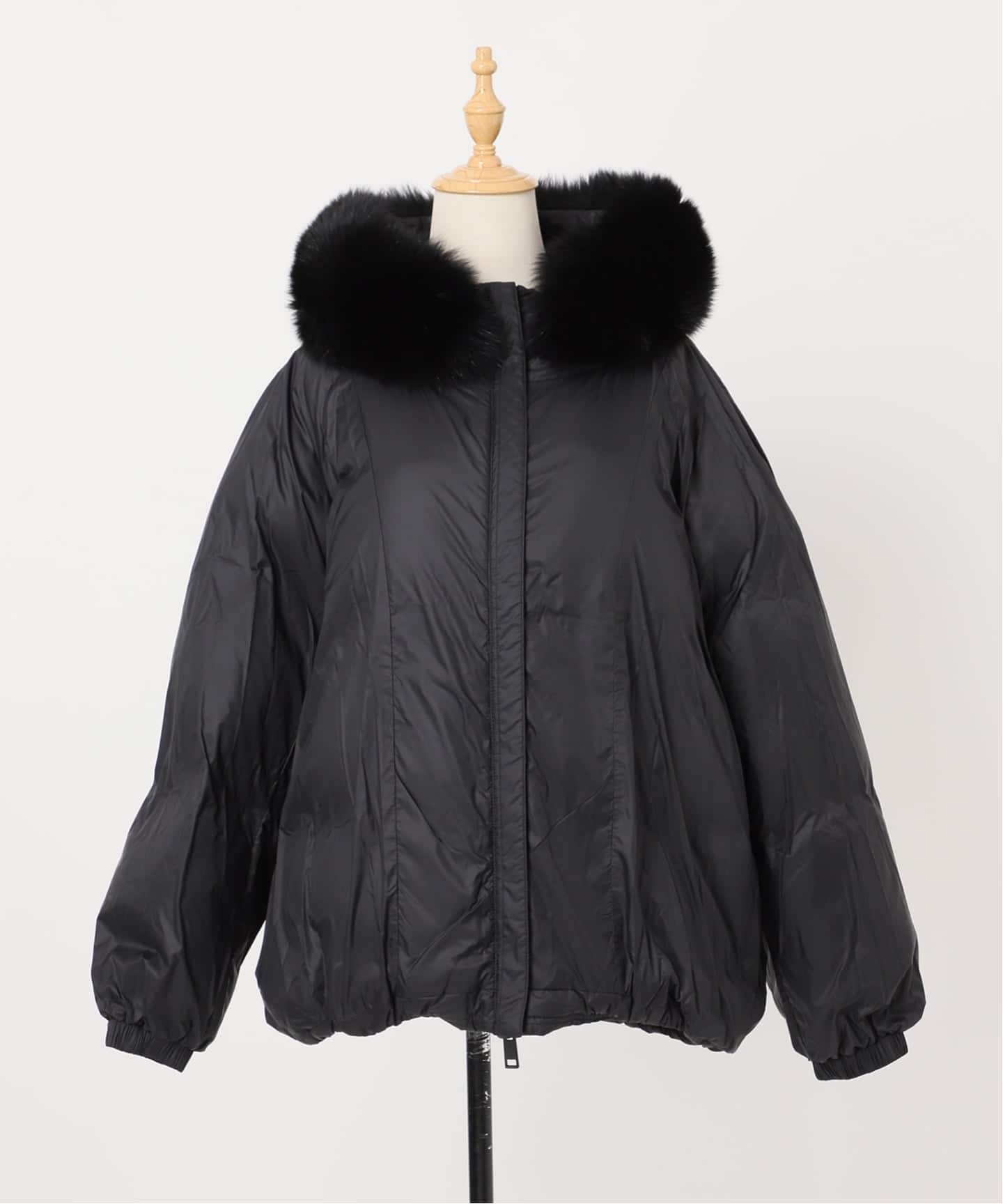 YVES SALOMON/イヴ サロモン】 DOWN WITH FOX FUR（ダウンジャケット