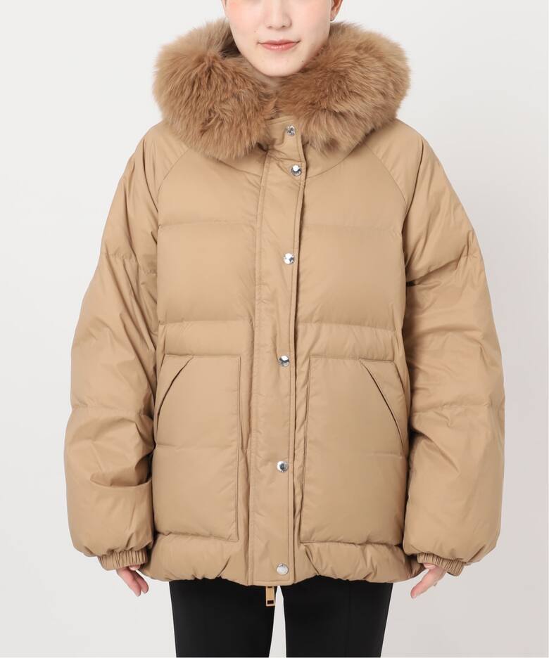 NOBLE EVE COLLECTION アウター 中綿ジャケットリアルファー YVES 