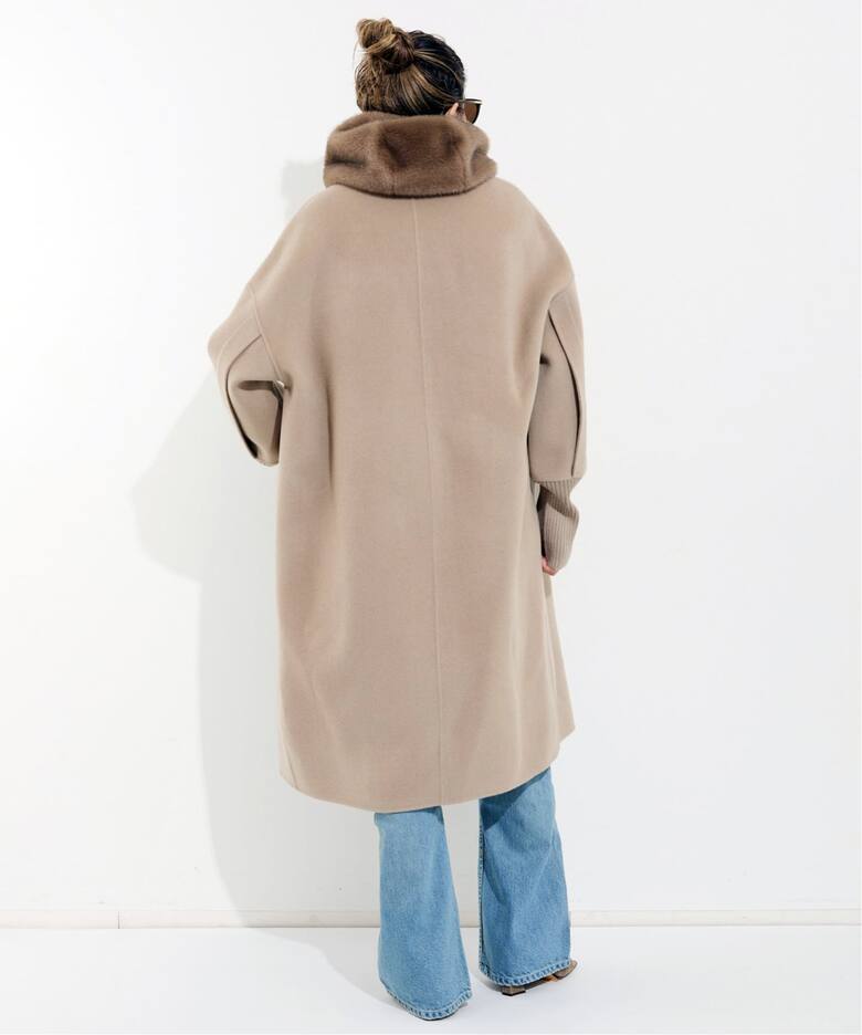 LOU ANDREA/ルーアンドレア】 HOOD VEST（ジレ）｜L