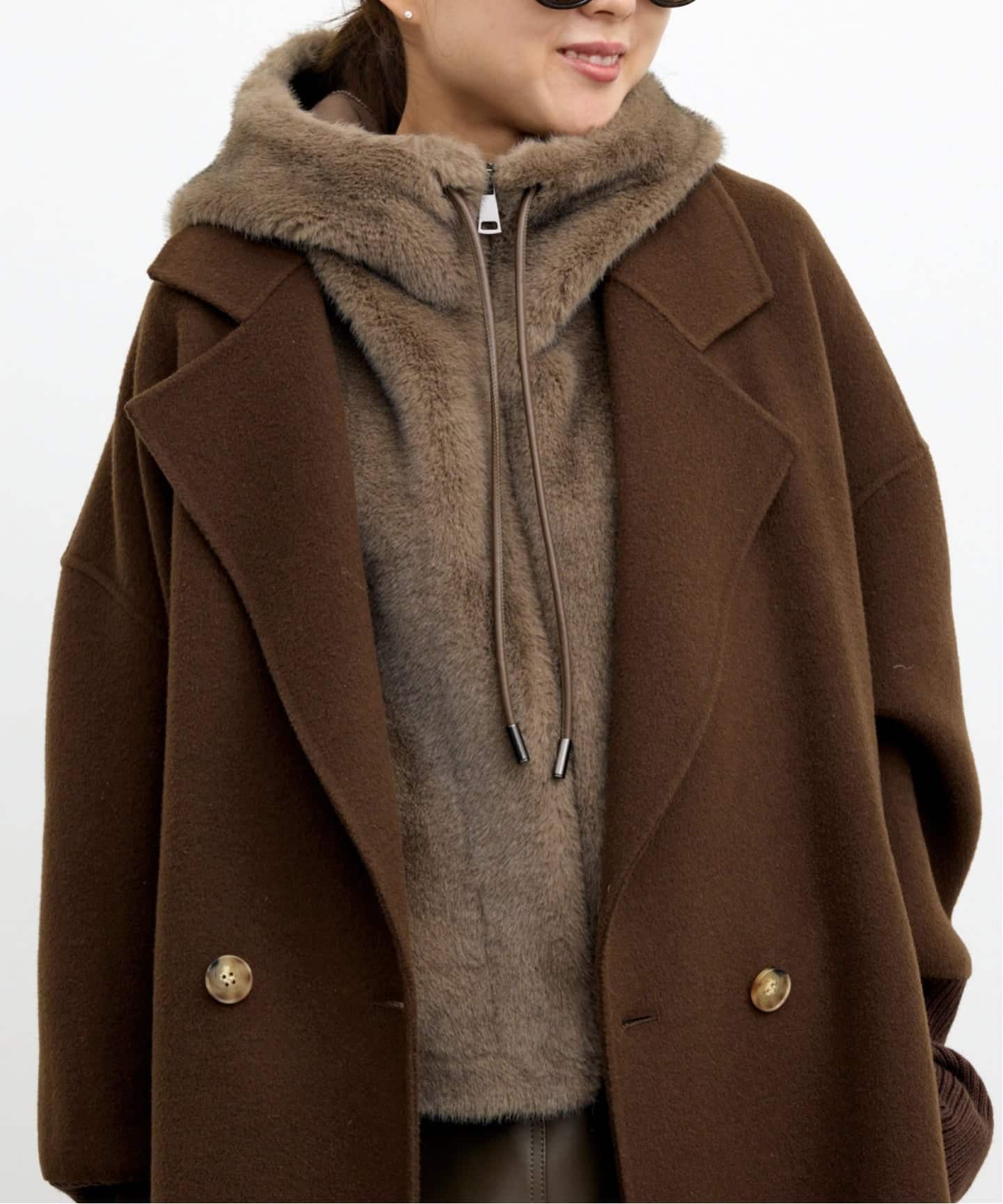 L'Appartement LOUANDREA/ルーアンドレアHOOD VEST LOU ANDREA/ルーアンドレア】 HOOD VEST（ジレ）｜L'Appartement