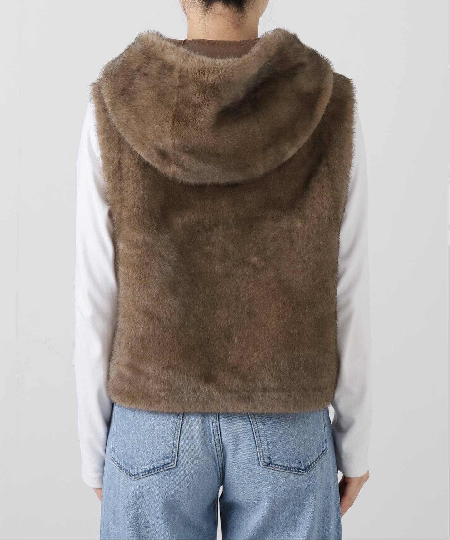LOU ANDREA/ルーアンドレア】 HOOD VEST（ジレ）｜L'Appartement