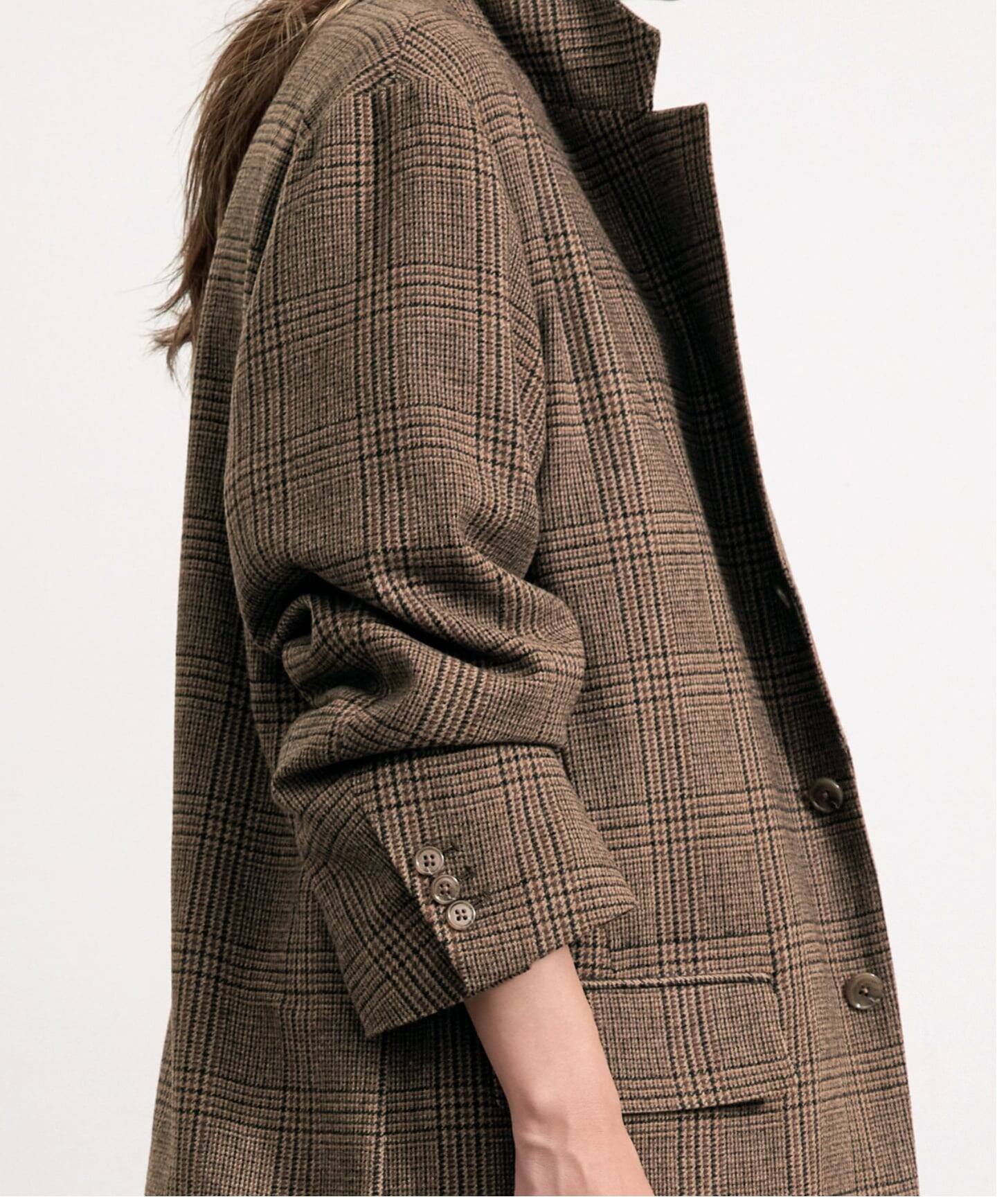 COUTURE D'ADAM/クチュールドアダム】 GLENCHCK BIG JACKET