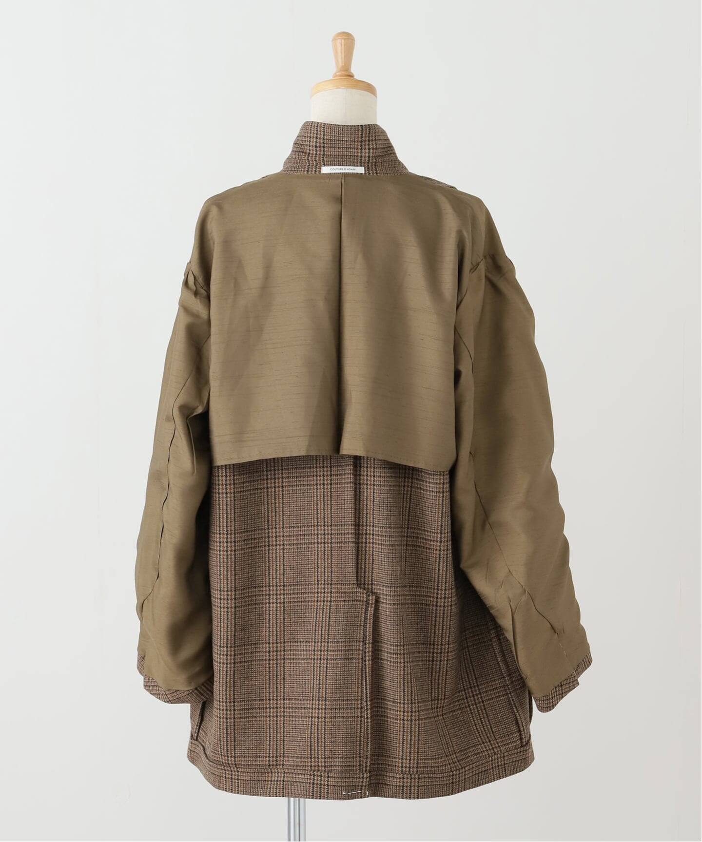 COUTURE D'ADAM/クチュールドアダム】 GLENCHCK BIG JACKET