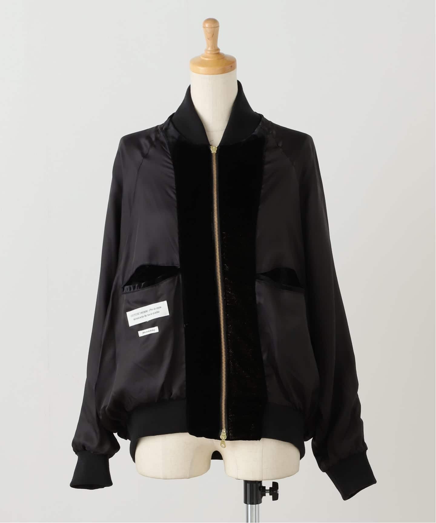 アパルトモン・AP STUDIO クチュールドアダム　ベルベットジャケット COUTURE D'ADAM/クチュールドアダム】 VELVET DRESS JACKET