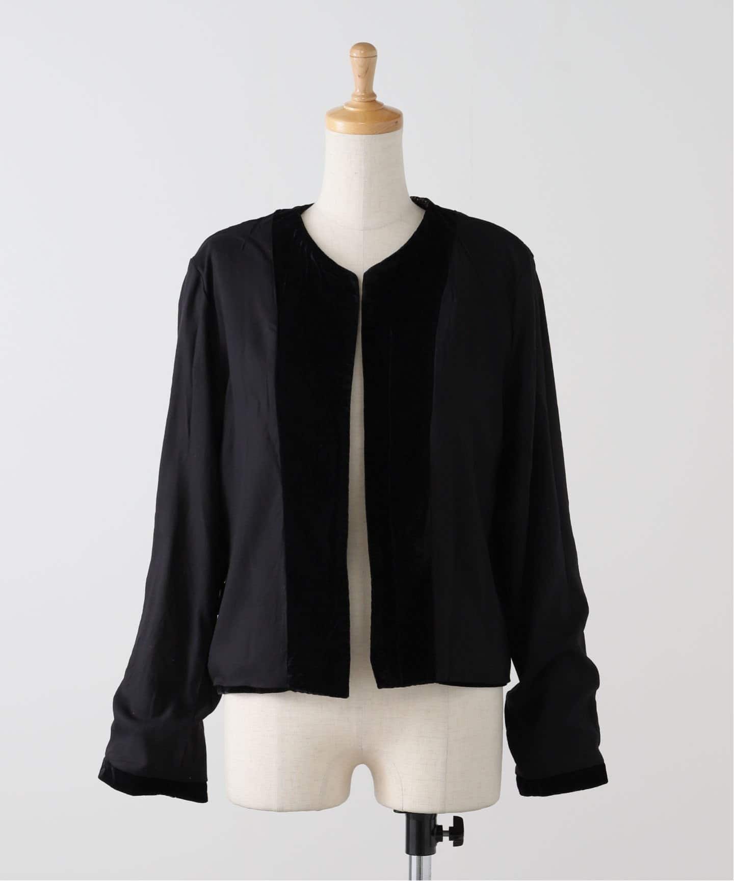 COUTURE D'ADAM/クチュールドアダム】 VELVET EMBROIDERY JACKET