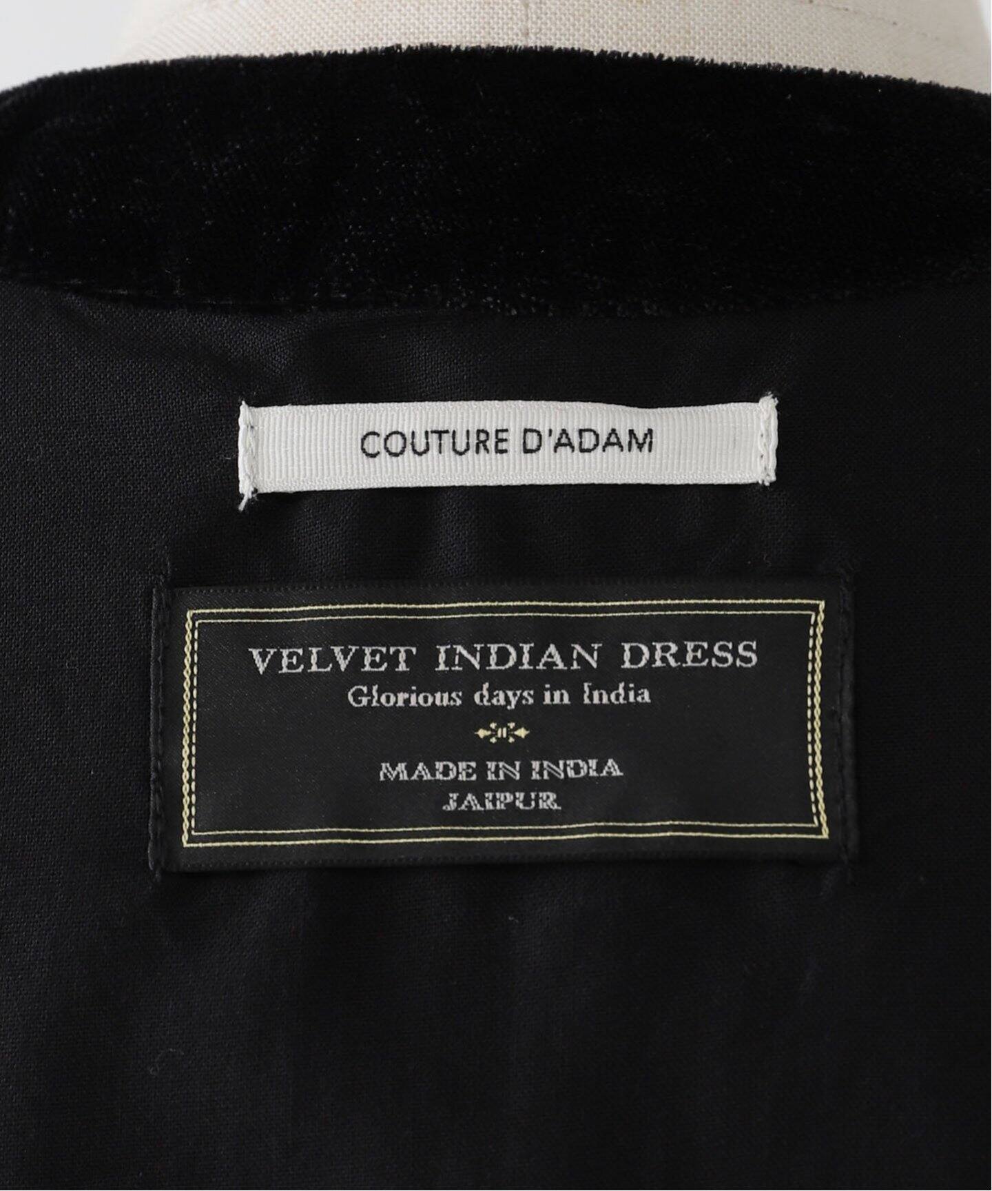 COUTURE D'ADAM/クチュールドアダム】 VELVET EMBROIDERY JACKET