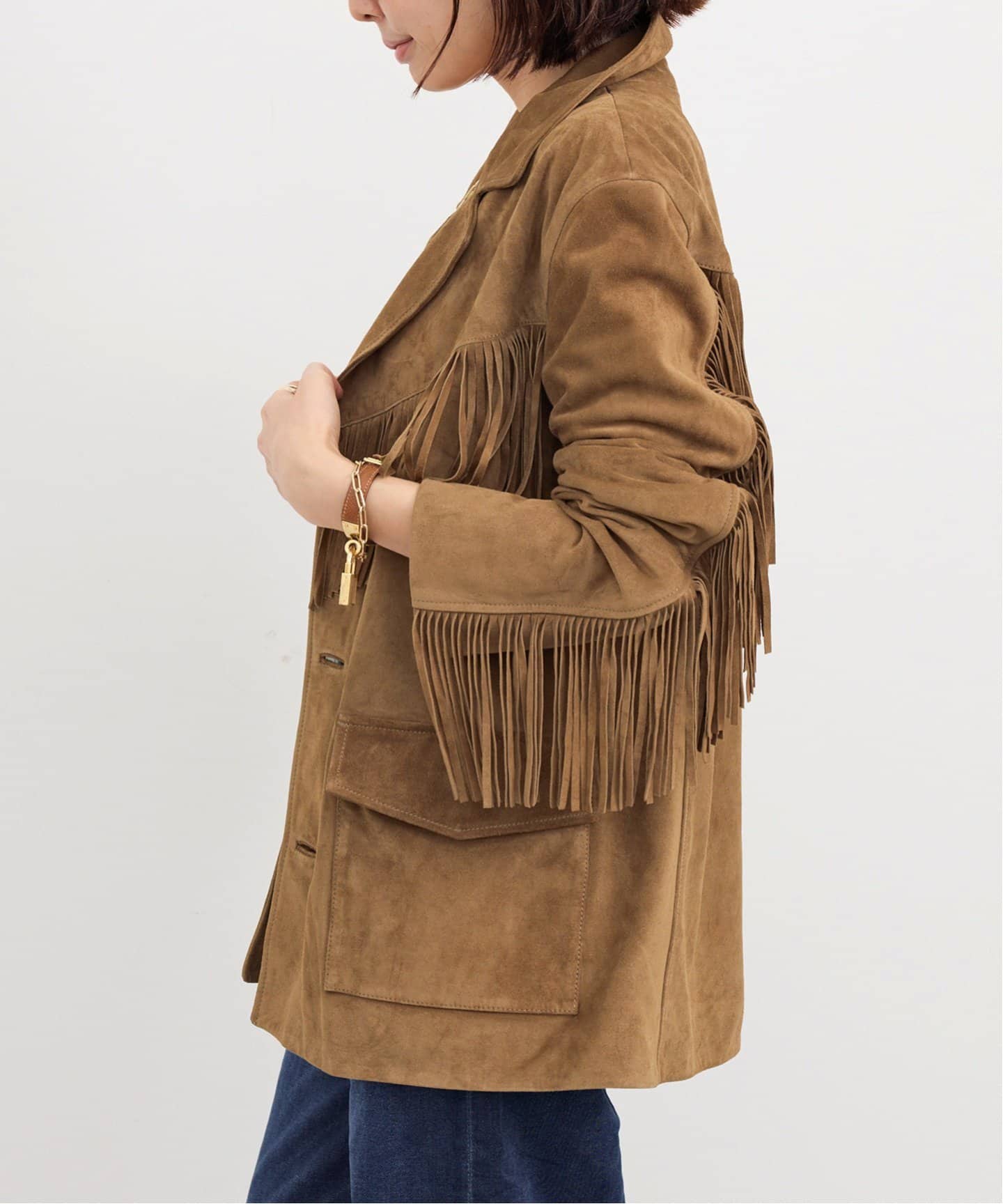 NILI LOTAN/ニリ ロタン】 MAELLE FRINGE JACKET（その他