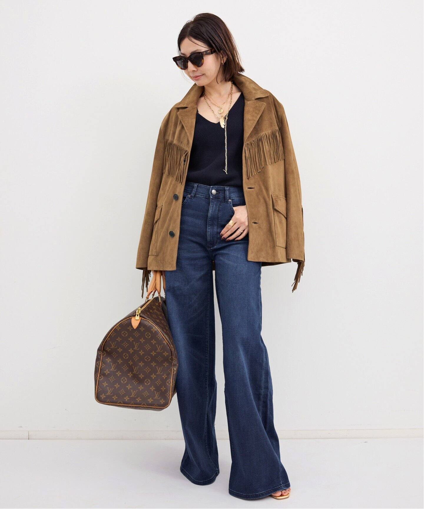 NILI LOTAN/ニリ ロタン】 MAELLE FRINGE JACKET（その他ジャケット