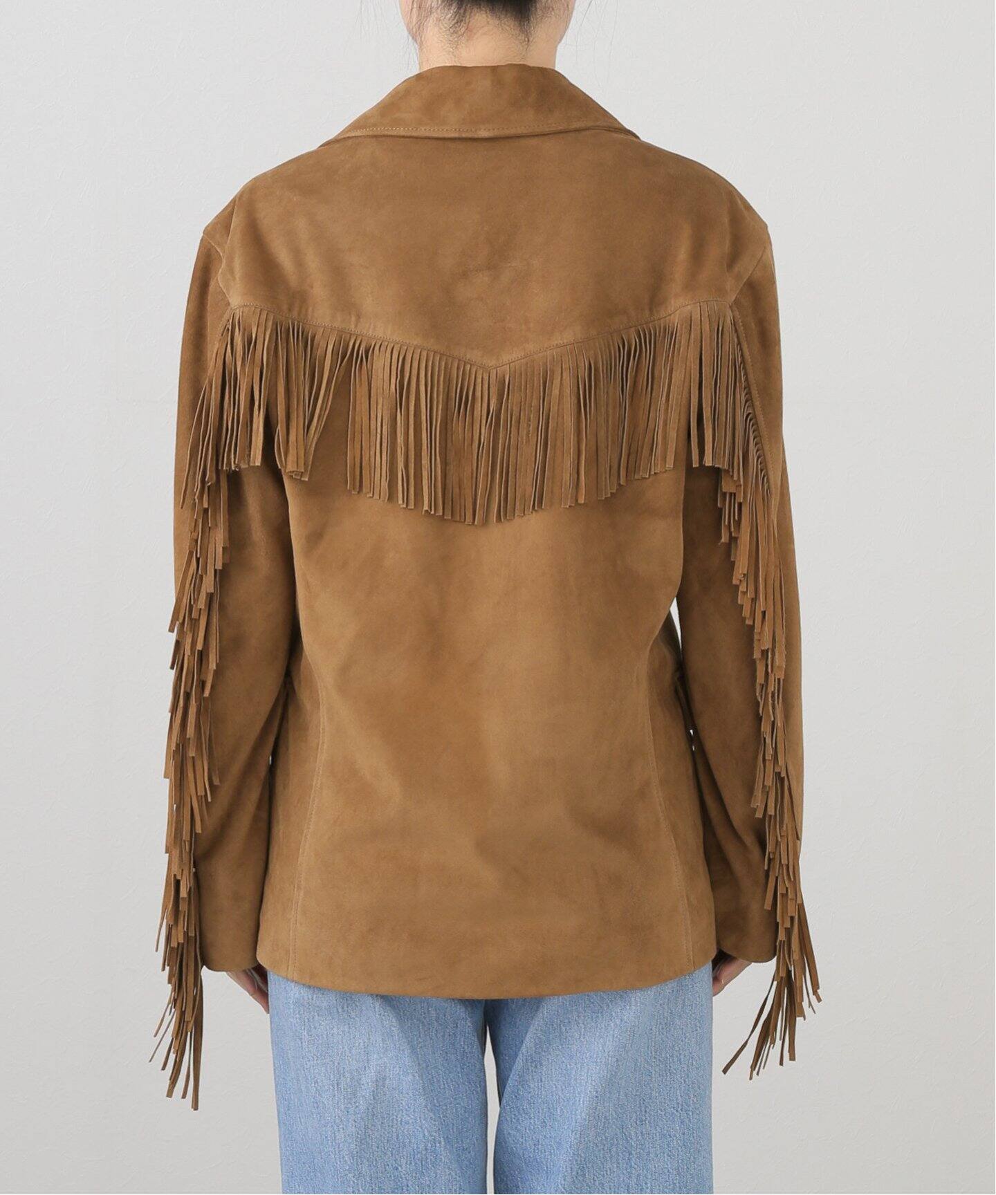 NILI LOTAN/ニリ ロタン】 MAELLE FRINGE JACKET（その他ジャケット