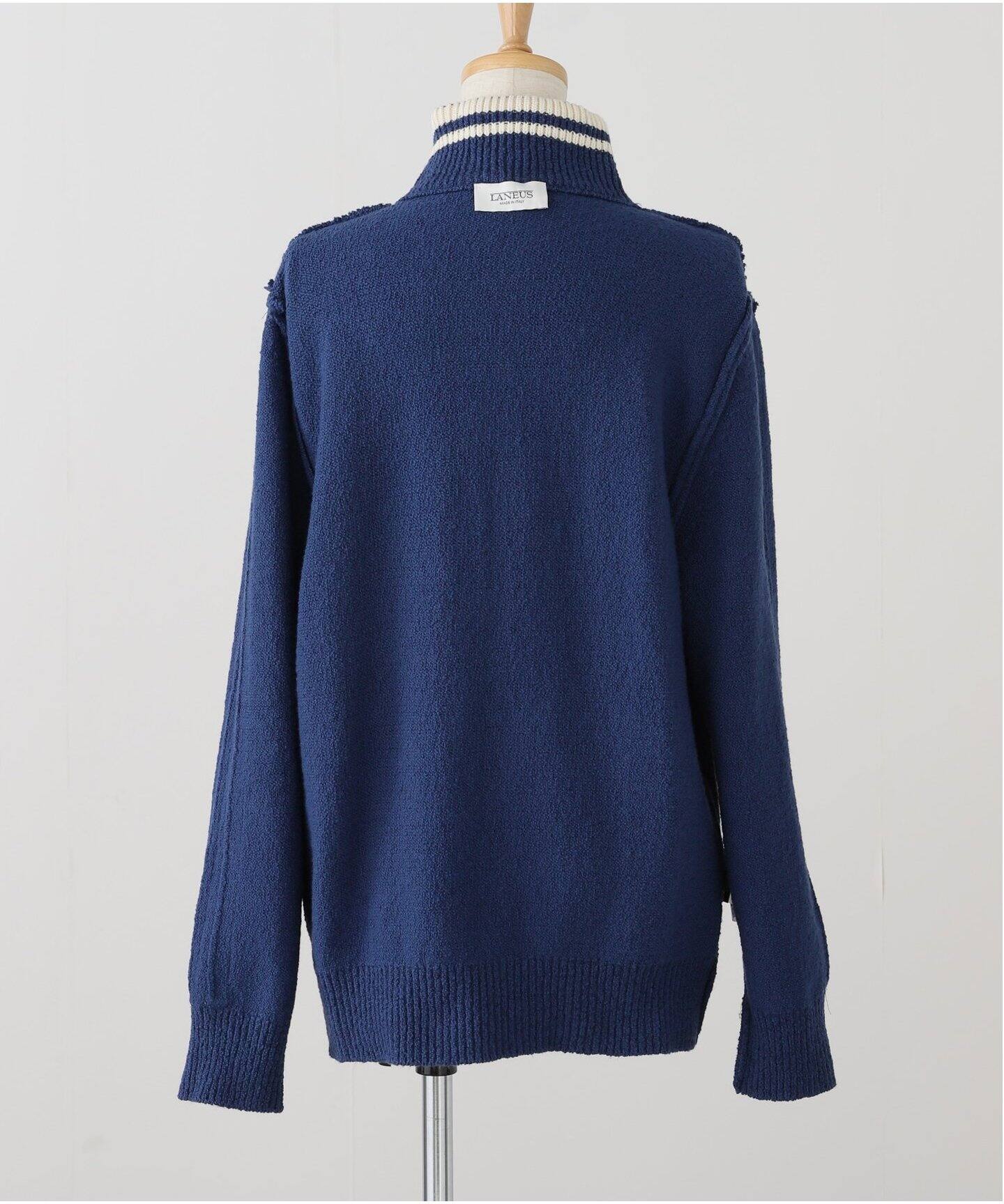 LANEUS/ラネウス】 KNITTED BOMBER JACKET（その他ジャケット・スーツ 