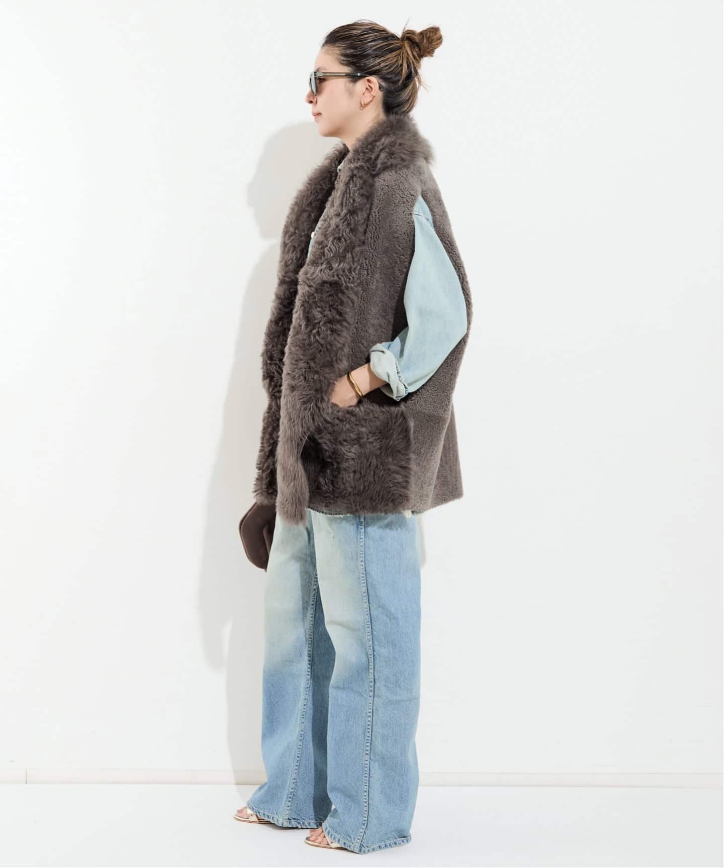 BLANCHA/ブランカ】 MOUTON VEST（ベスト）｜L'Appartement