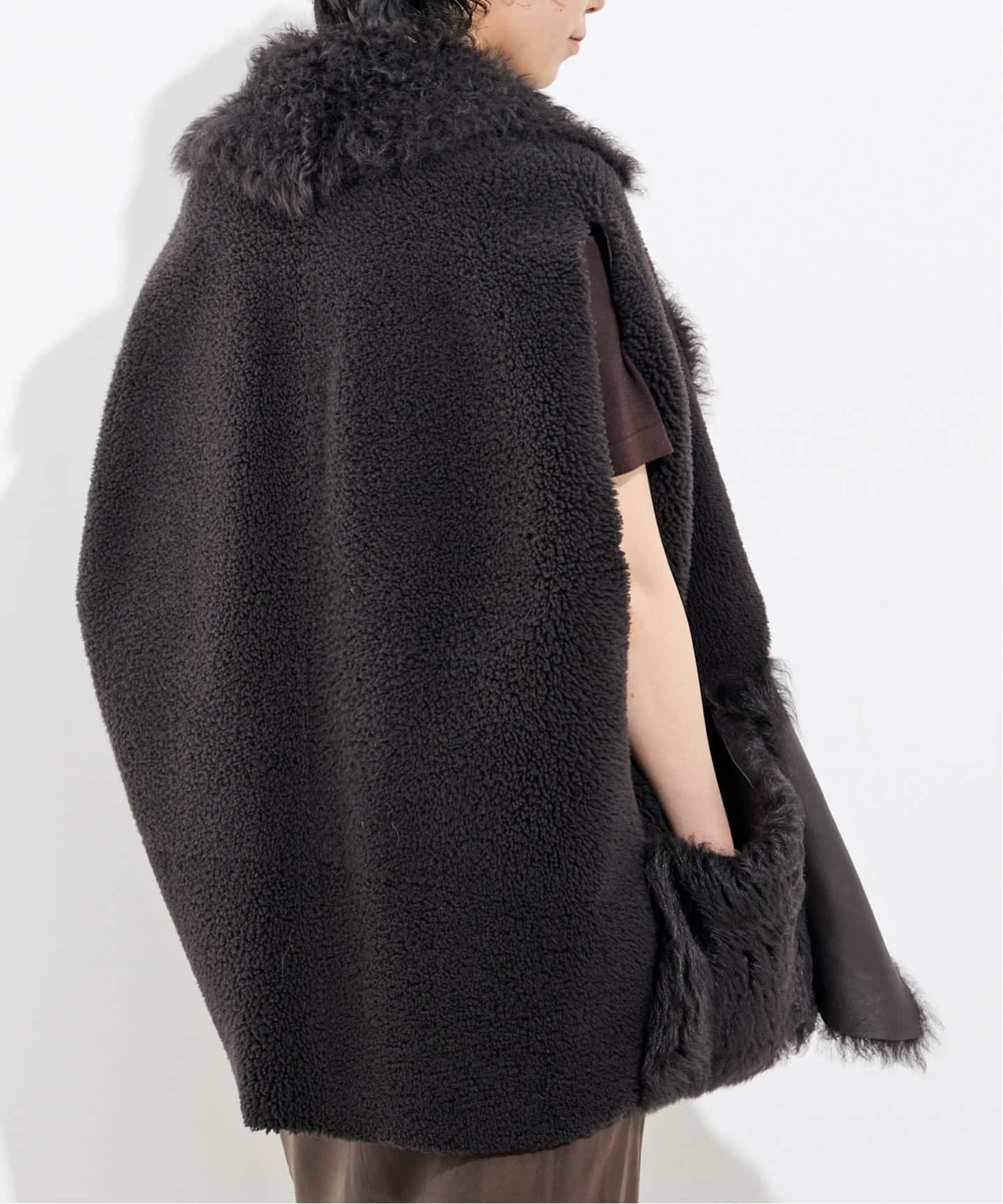予約》【BLANCHA/ブランカ】 MOUTON VEST（ベスト）｜L