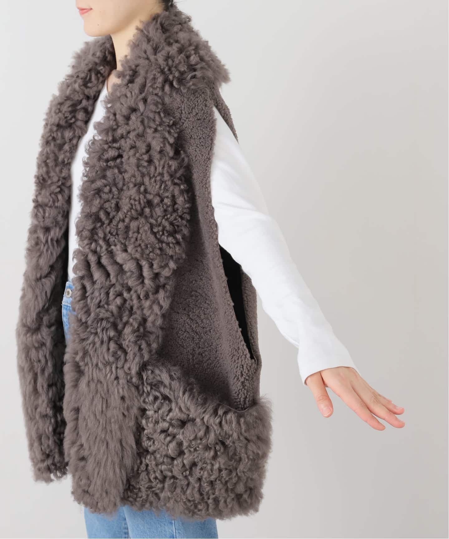 BLANCHA/ブランカ】 MOUTON VEST（ベスト）｜L'Appartement