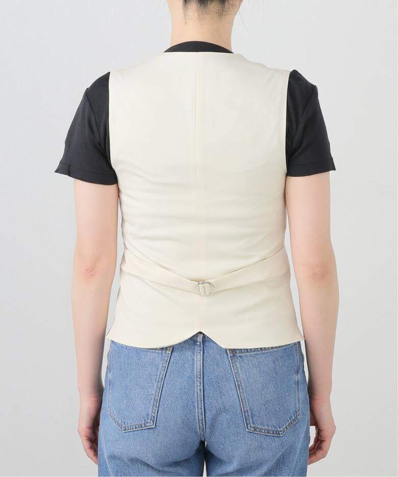 MADISON BLUE/マディソン ブルー】 SLIM FIT VEST PEARL（ジレ）｜L 