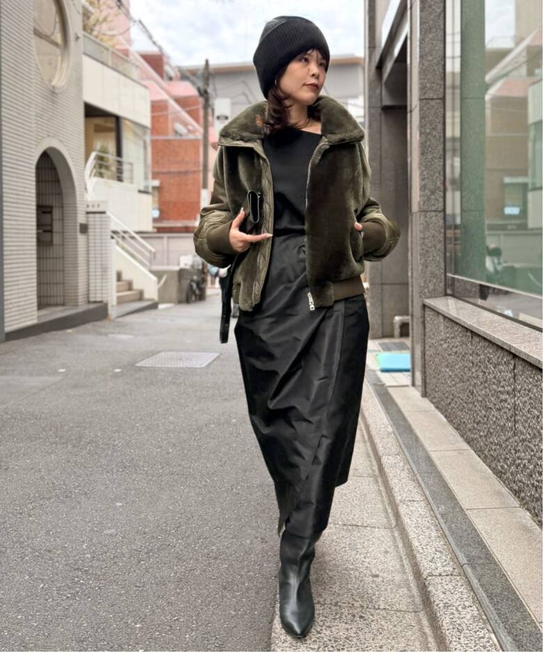 BLANCHA/ブランカ】 MOUTON BLOUSON（その他ブルゾン／アウター）｜L 