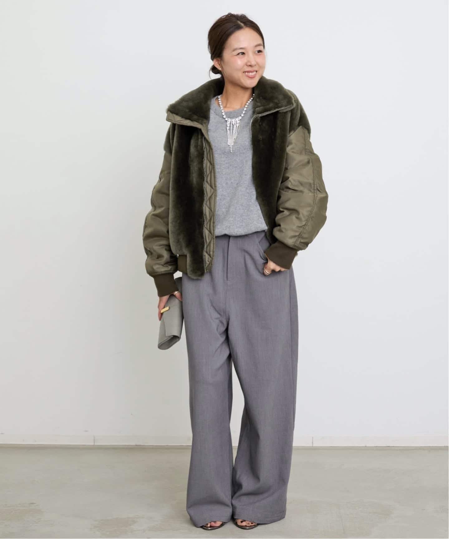 BLANCHA/ブランカ】 MOUTON BLOUSON（その他ブルゾン／アウター）｜L