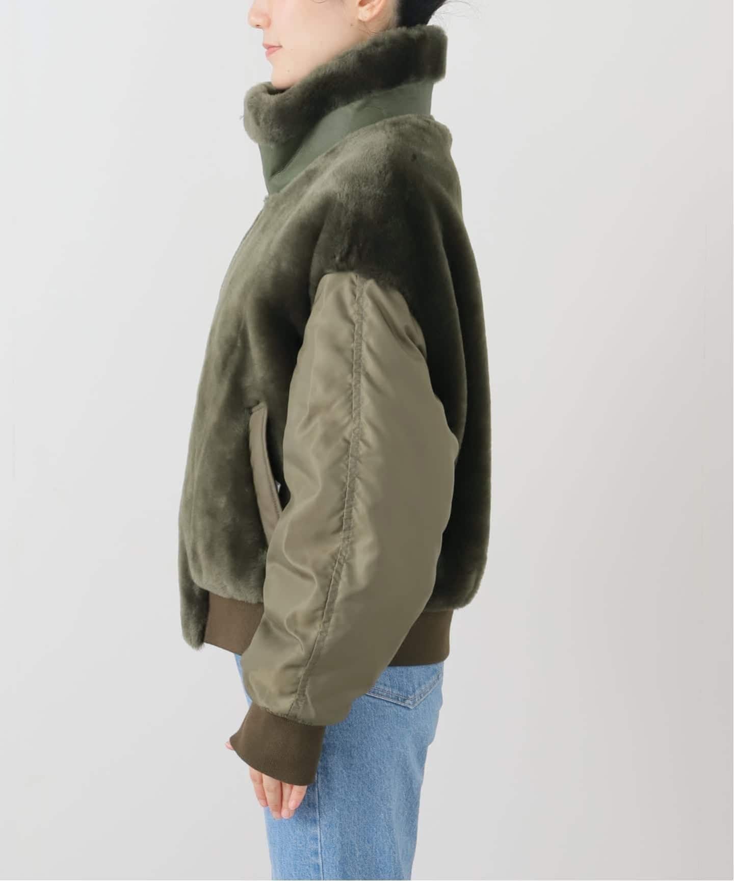 BLANCHA/ブランカ】 MOUTON BLOUSON（その他ブルゾン／アウター）｜L