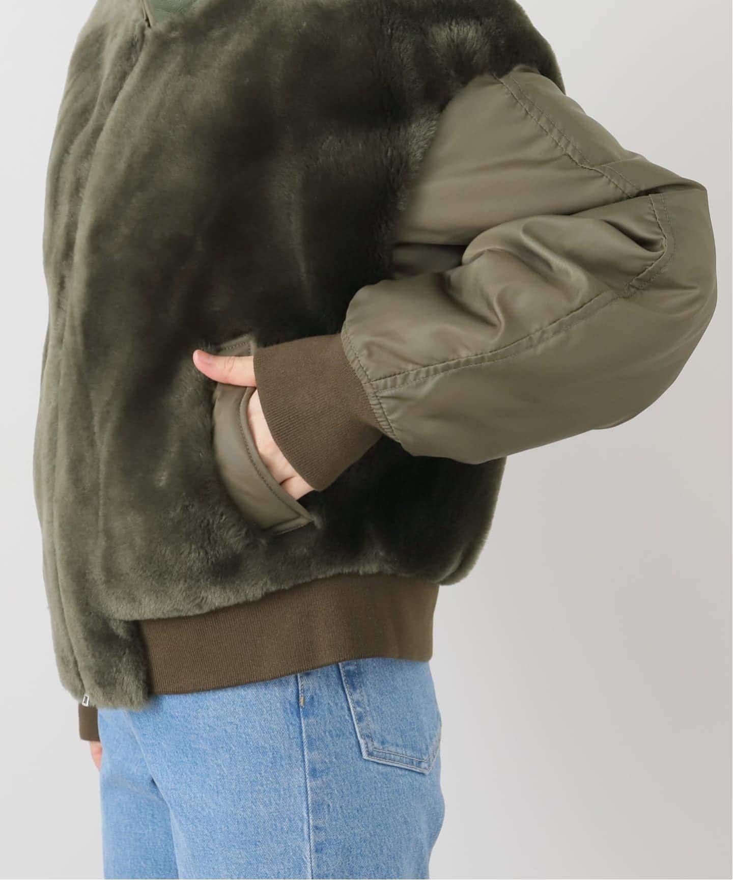 BLANCHA/ブランカ】 MOUTON BLOUSON（その他ブルゾン／アウター）｜L