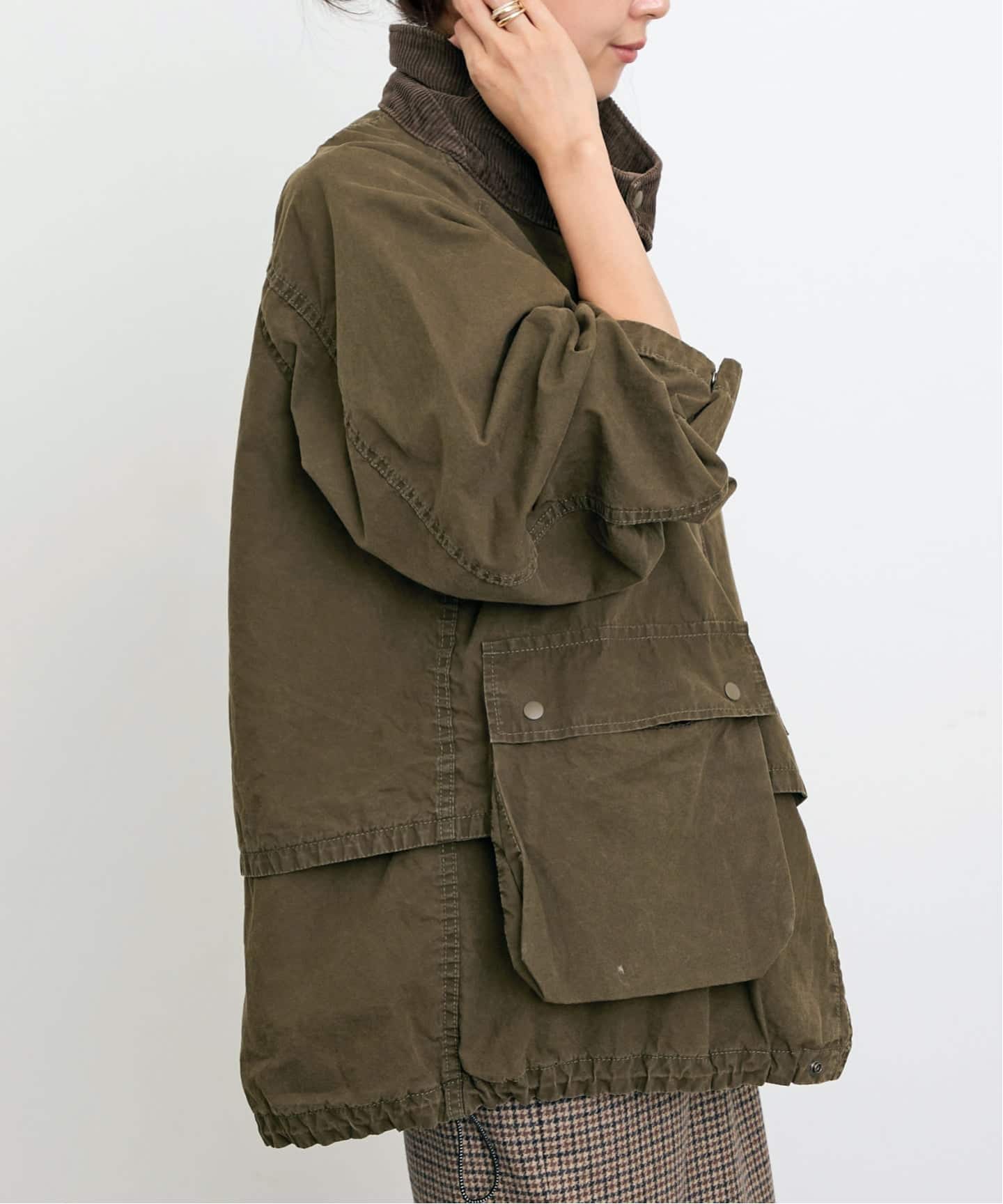 REMI RELIEF/レミ レリーフ】 COATING CANVAS FIELD JACKET