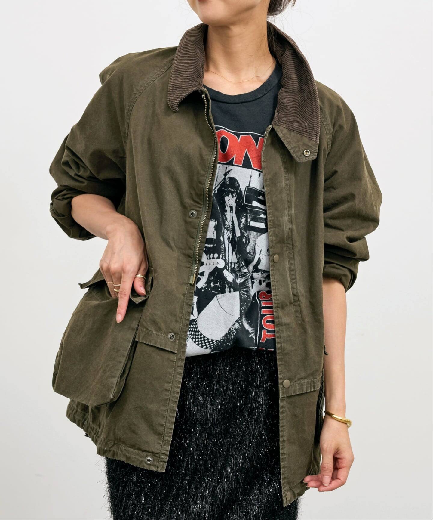 REMI RELIEF/レミ レリーフ】 COATING CANVAS FIELD JACKET