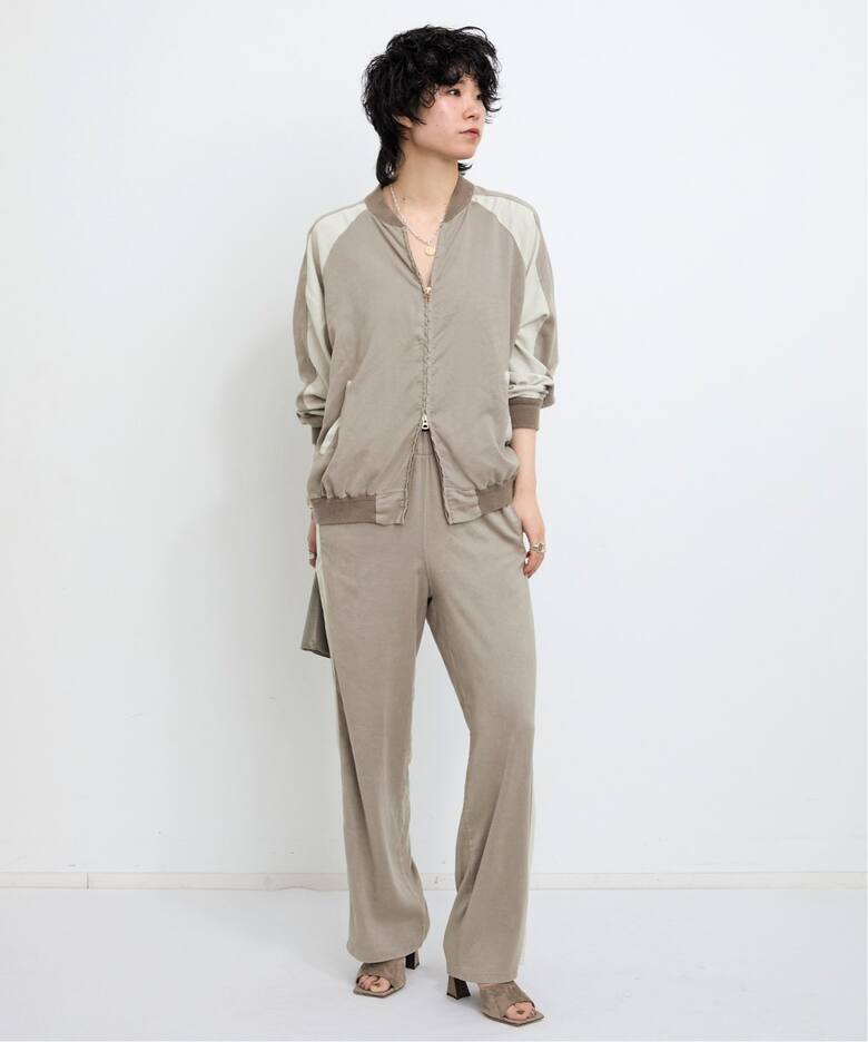 REMI RELIEF/レミ レリーフ】 SUEDE LIKE RAGLAN ZIP JACKET（その他 