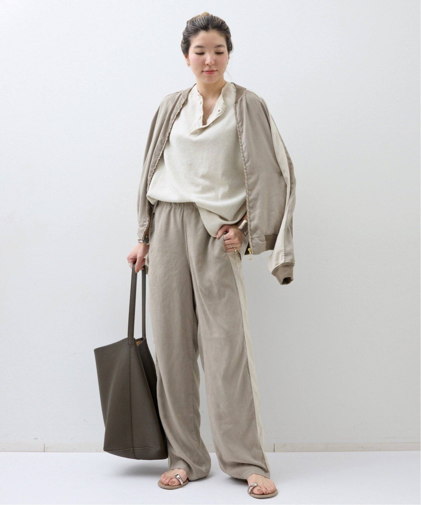 REMI RELIEF/レミ レリーフ】 SUEDE LIKE RAGLAN ZIP JACKET