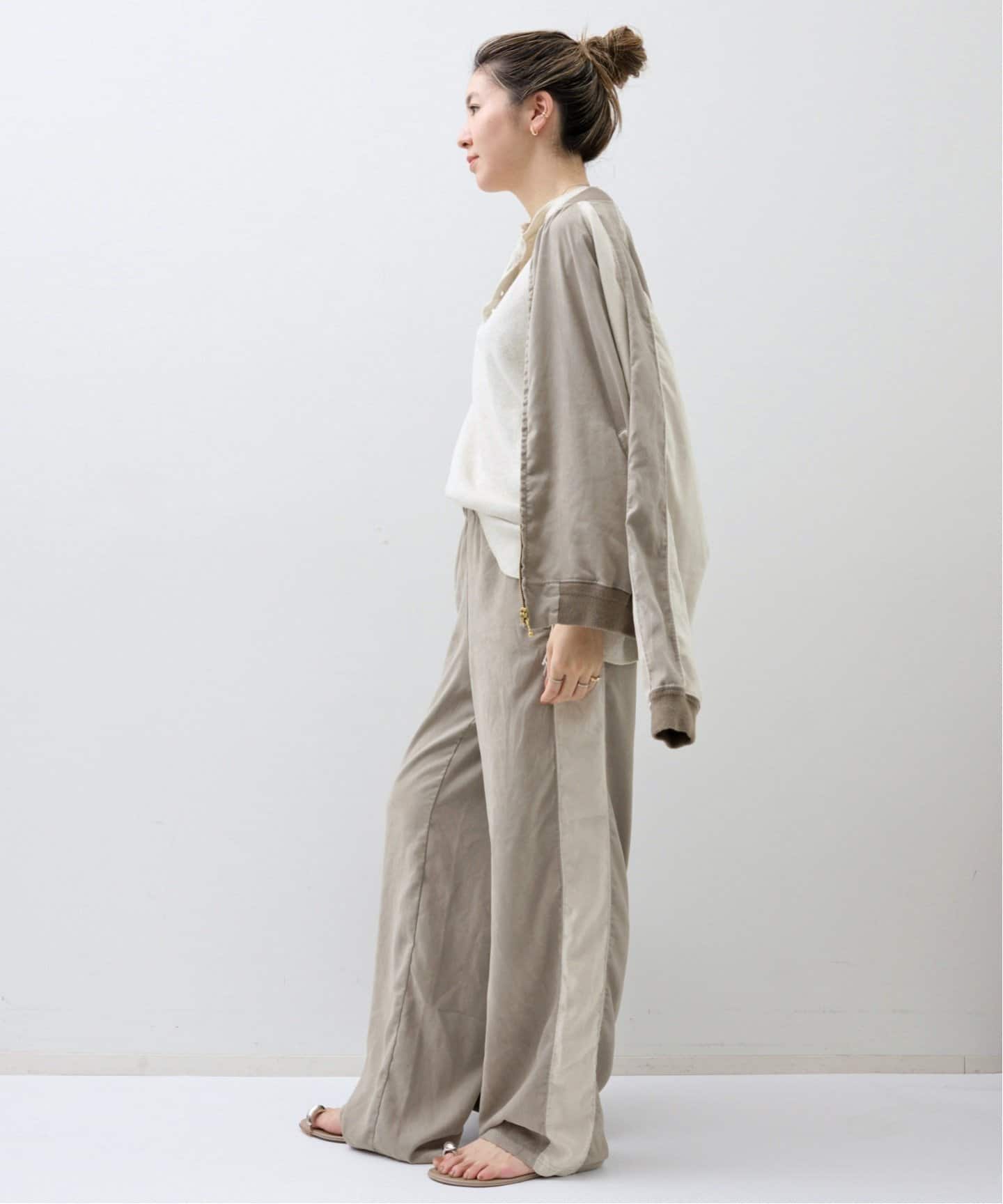 REMI RELIEF/レミ レリーフ】 SUEDE LIKE RAGLAN ZIP JACKET