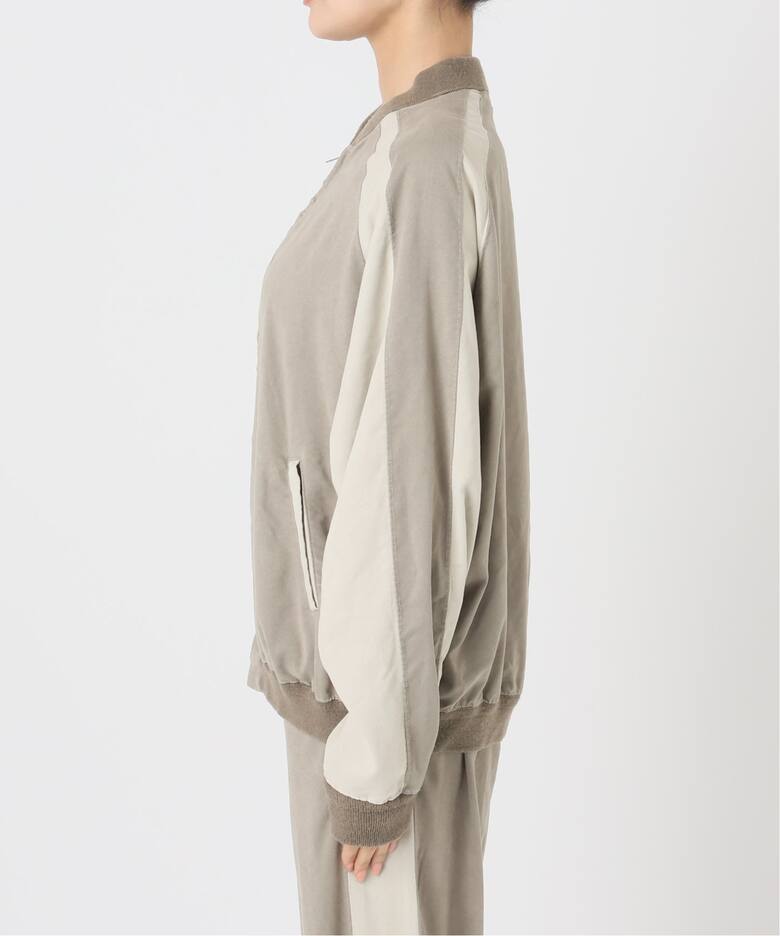 REMI RELIEF/レミ レリーフ】 SUEDE LIKE RAGLAN ZIP JACKET（その他 