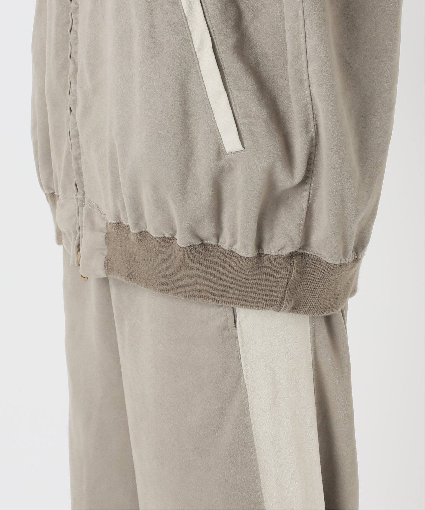 REMI RELIEF/レミ レリーフ】 SUEDE LIKE RAGLAN ZIP JACKET
