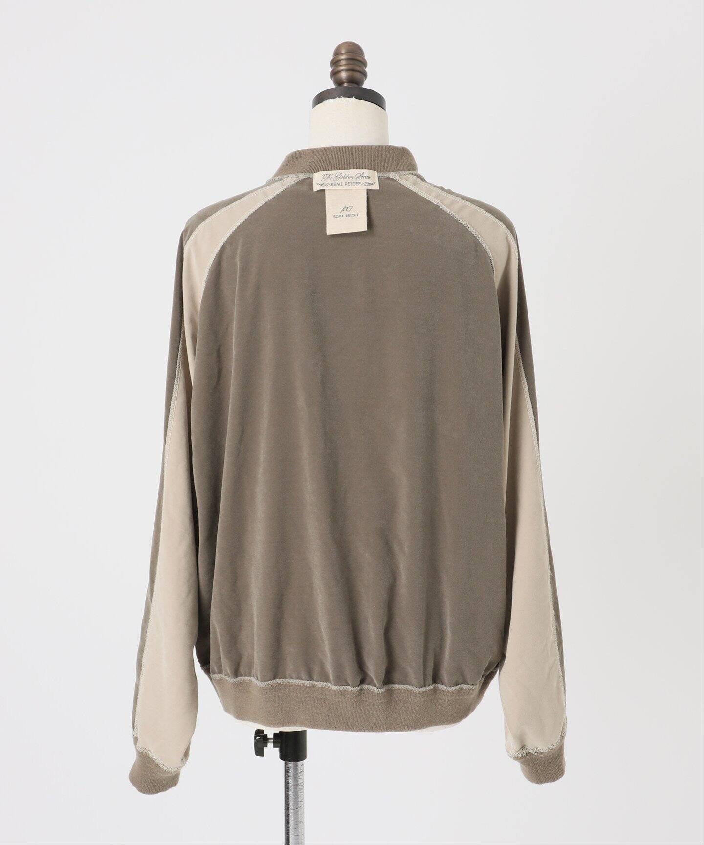 REMI RELIEF/レミ レリーフ】 SUEDE LIKE RAGLAN ZIP JACKET（その他 