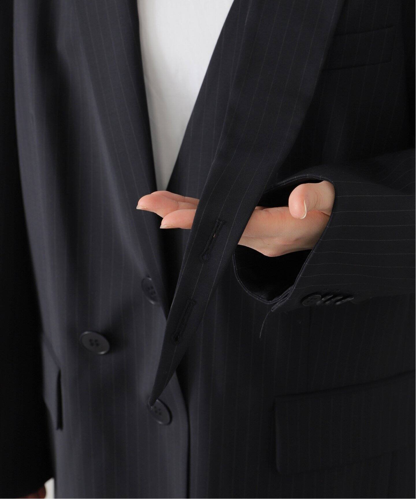 TIBI/ティビ】 PINSTRIPE BLAZER（その他ジャケット・スーツ）｜L