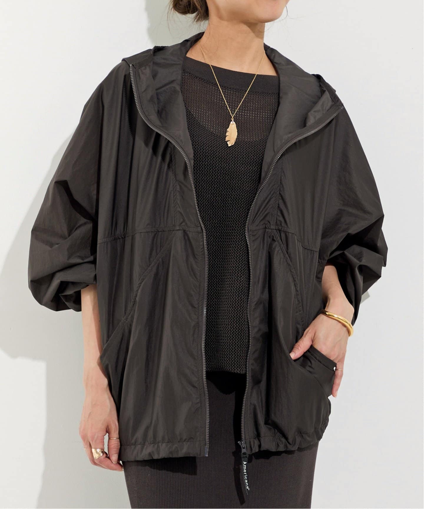 L'Appartement AMERICANA/アメリカーナ ナイロンジャケット AMERICANA/アメリカーナ】 Nylon Jacket（ナイロンジャケット