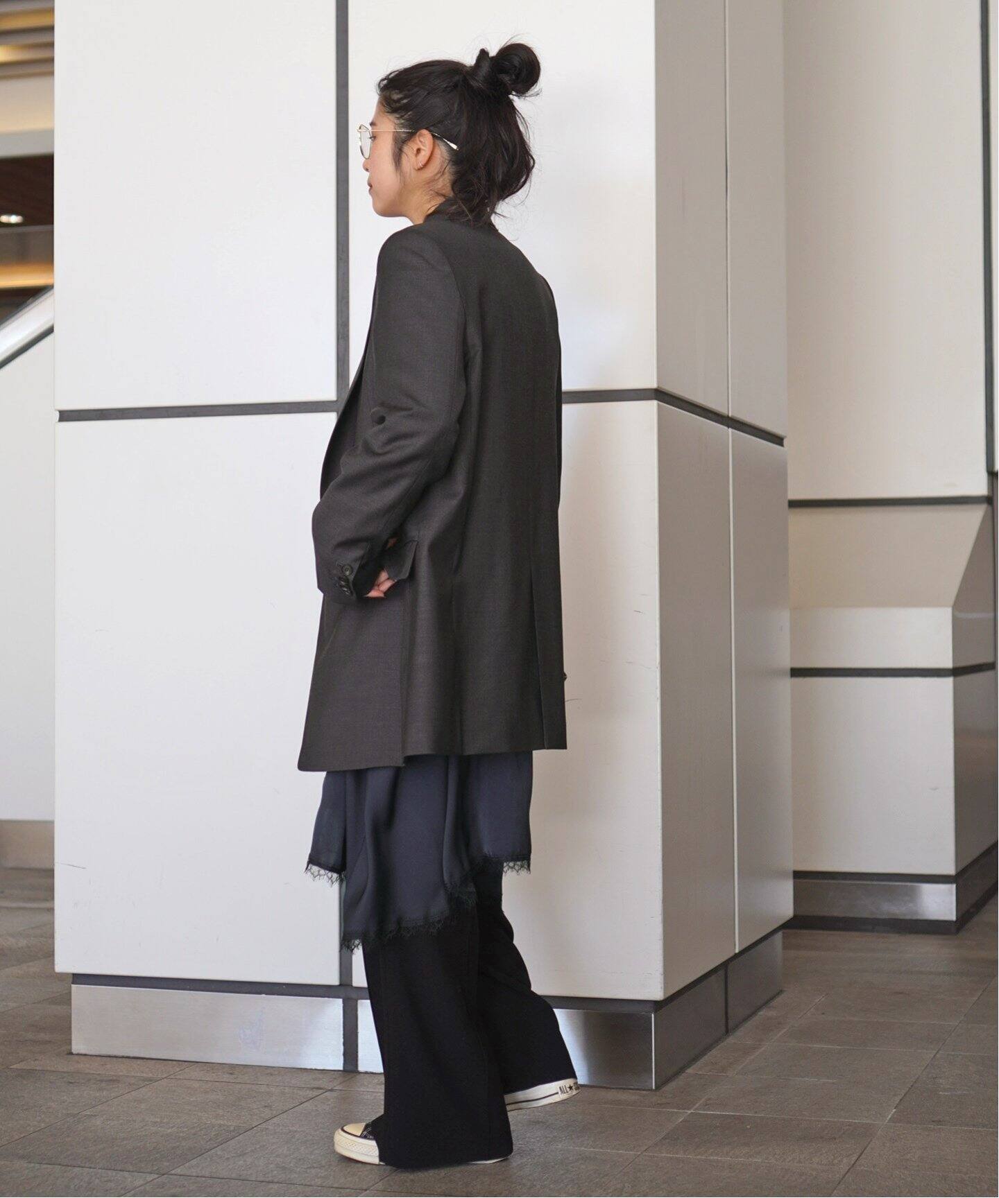 ウールシルクジャケット（テーラードジャケット）｜AP STUDIO  