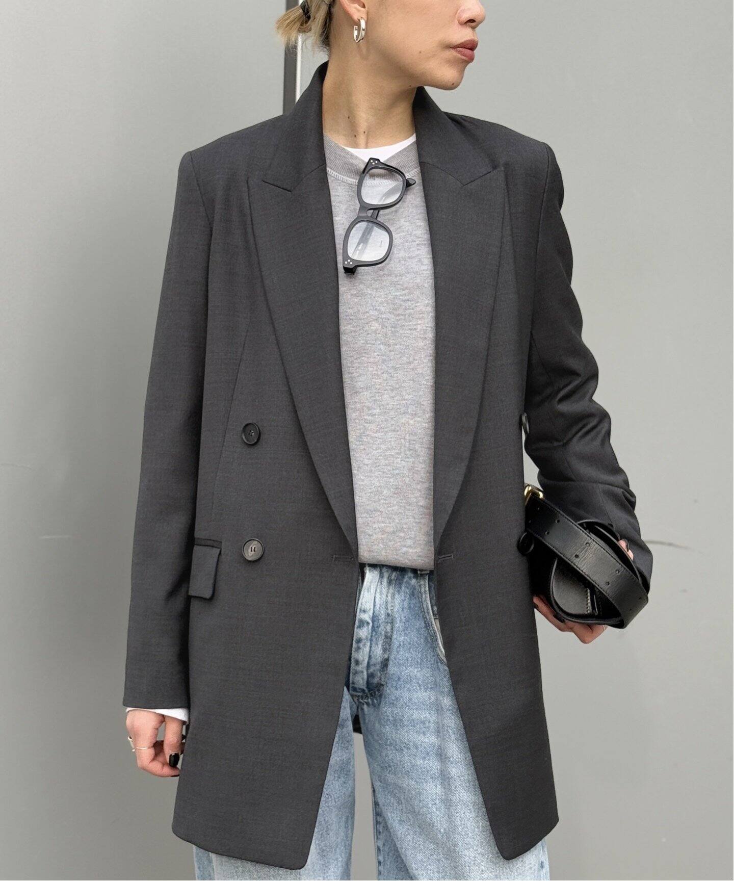ウールシルクジャケット（テーラードジャケット）｜AP STUDIO  