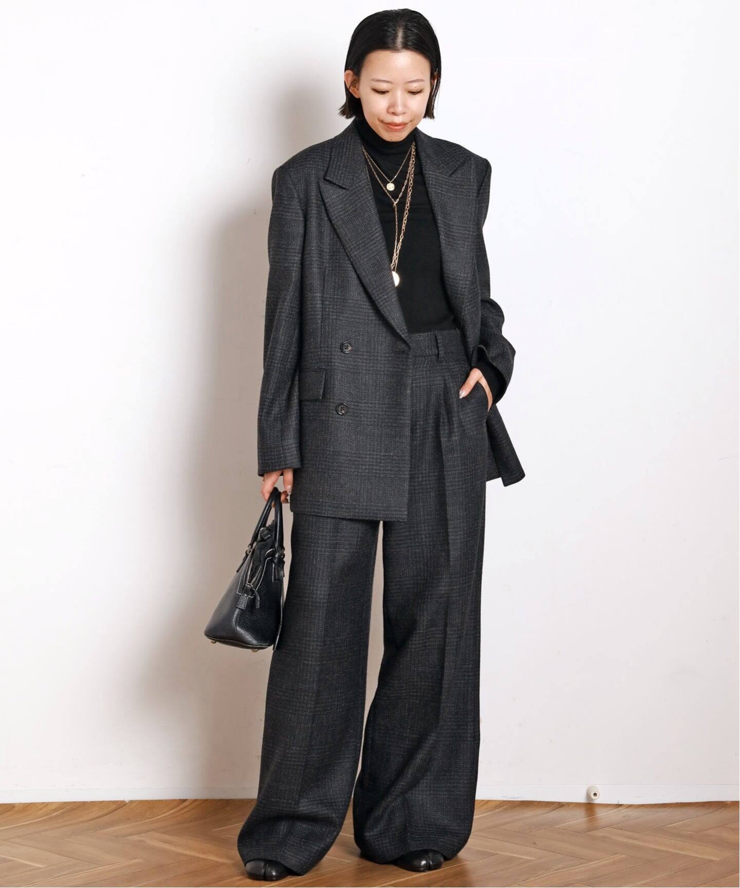 グレンチェックダブルジャケット（その他ジャケット・スーツ）｜AP