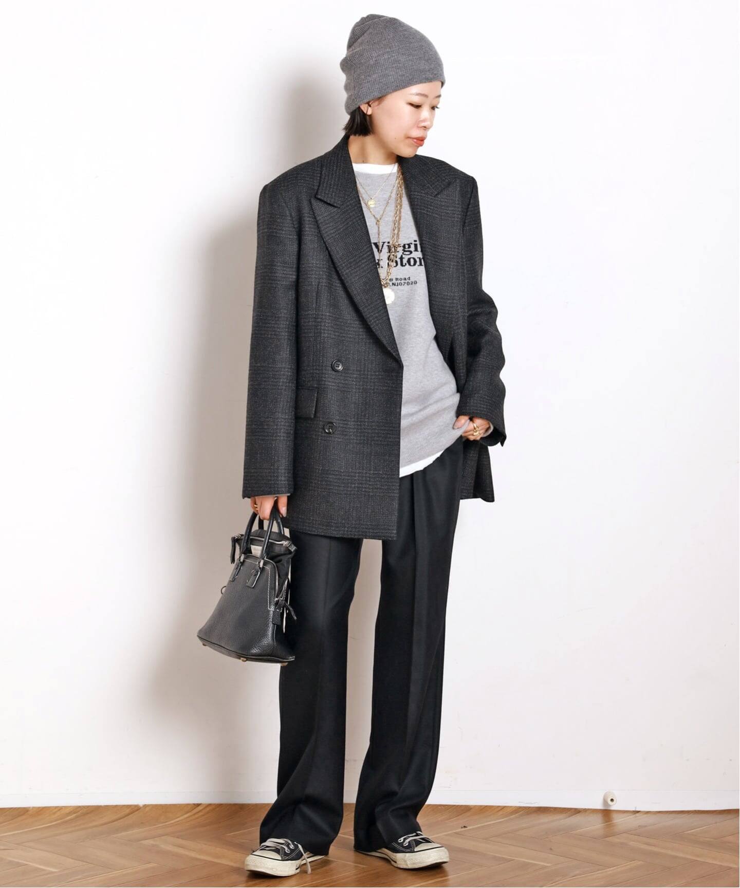 グレンチェックダブルジャケット（その他ジャケット・スーツ）｜AP