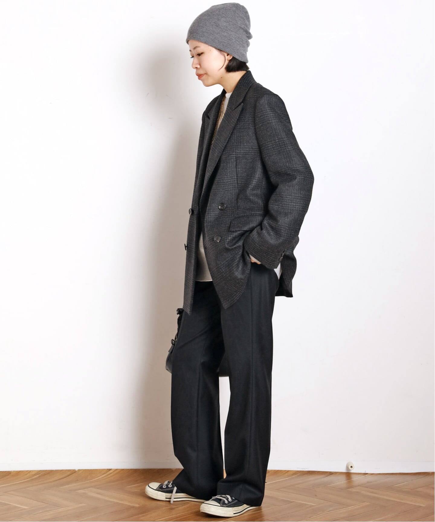 グレンチェックダブルジャケット（その他ジャケット・スーツ）｜AP