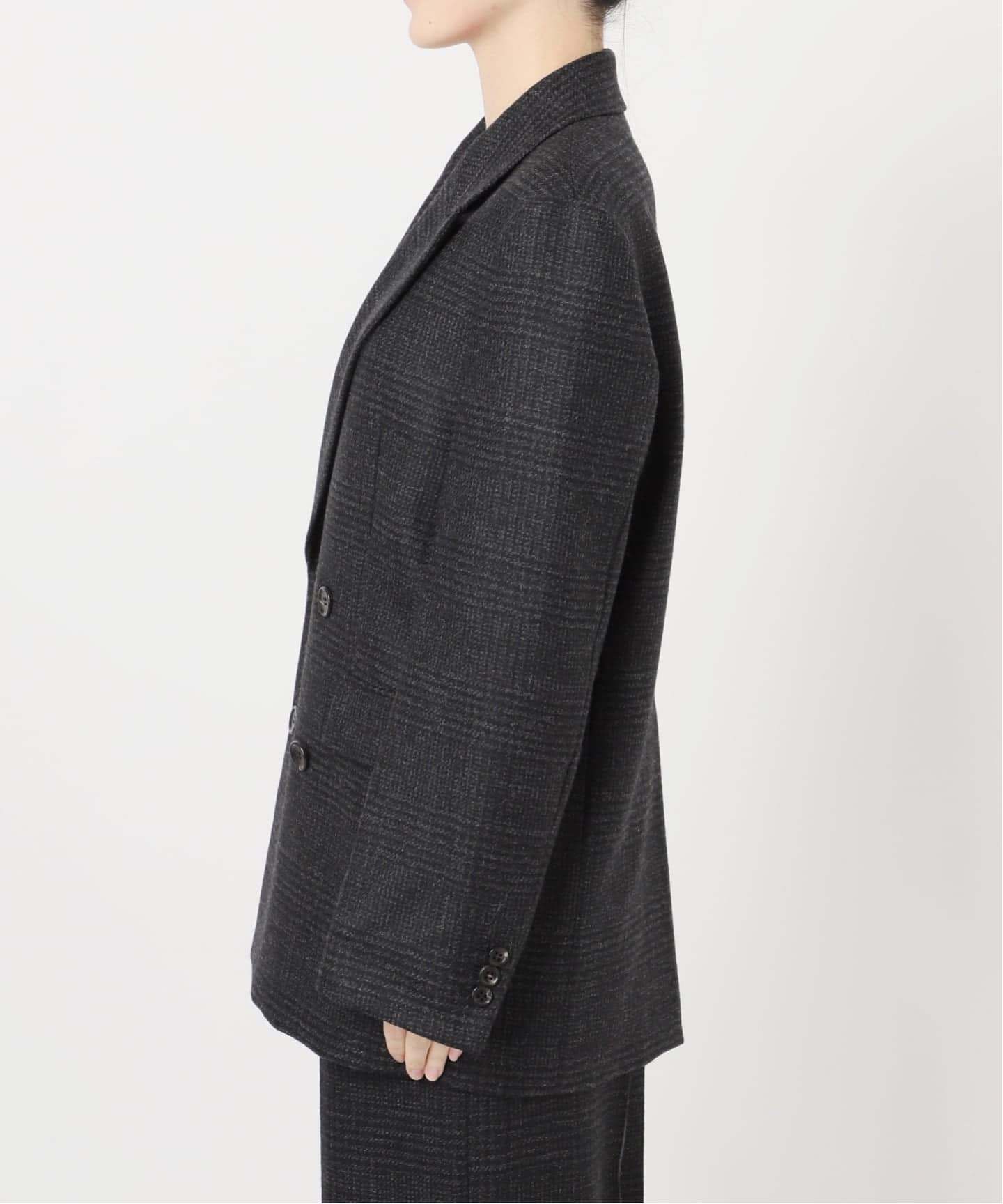 グレンチェックダブルジャケット（その他ジャケット・スーツ）｜AP