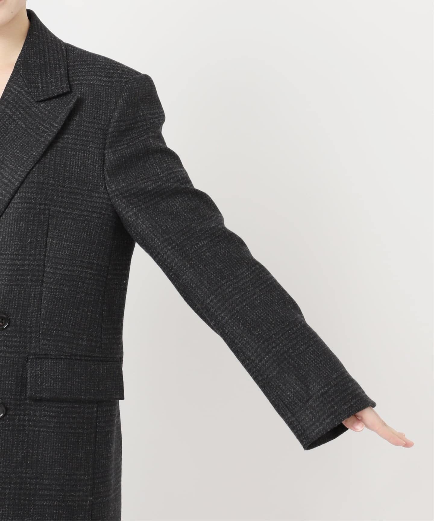 グレンチェックダブルジャケット（その他ジャケット・スーツ）｜AP