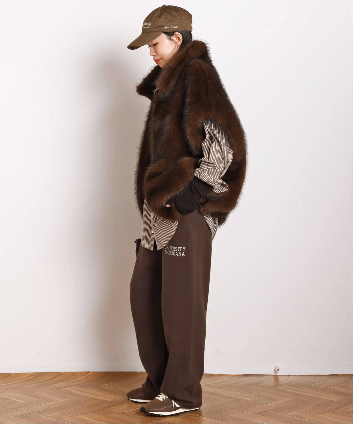 AP STUDIO シャギーベスト　ブラウン シャギーベスト（ベスト）｜AP STUDIO（エーピーストゥディオ）の通販