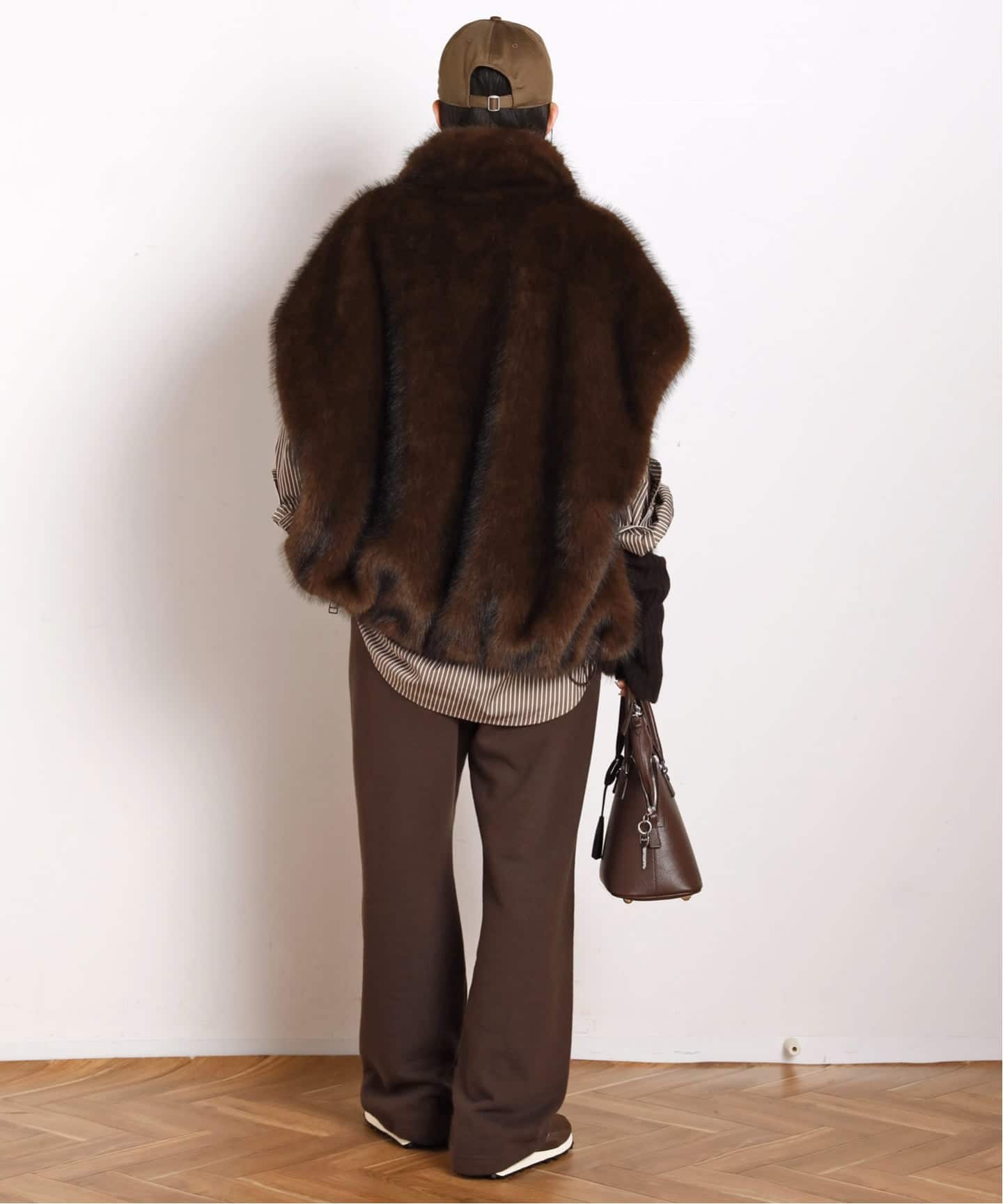 AP STUDIO シャギーベスト　ブラウン シャギーベスト（ベスト）｜AP STUDIO（エーピーストゥディオ）の通販