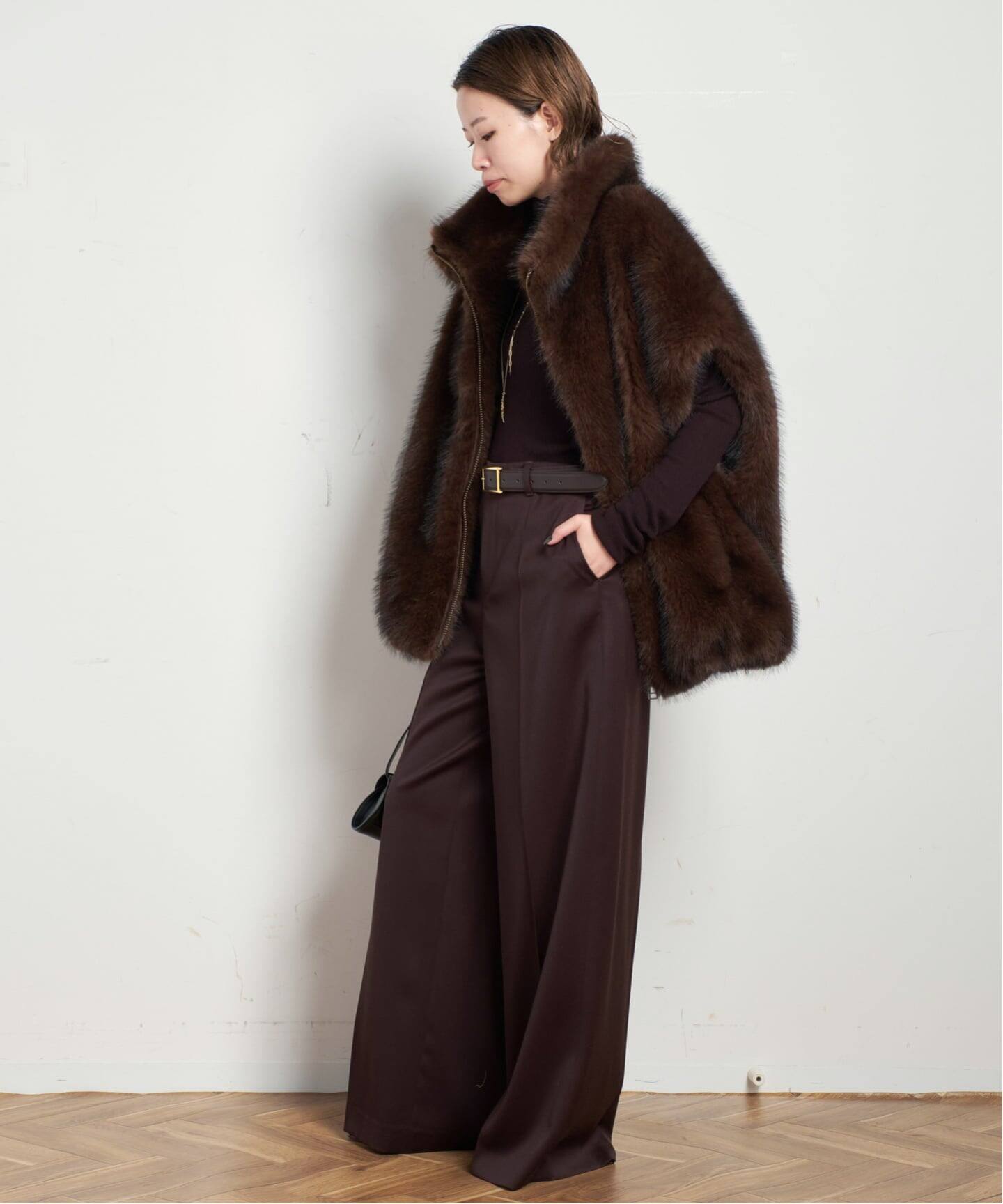 シャギーベスト（ベスト）｜AP STUDIO（エーピーストゥディオ）の通販