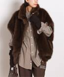 シャギーベスト